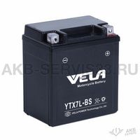 Изображение товара Аккумулятор мото Vela YTX7L-BS AGM 7 а/ч